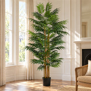 210cm Artificial Fire Retardant Phoenix Palm Tree Natural Trunk
