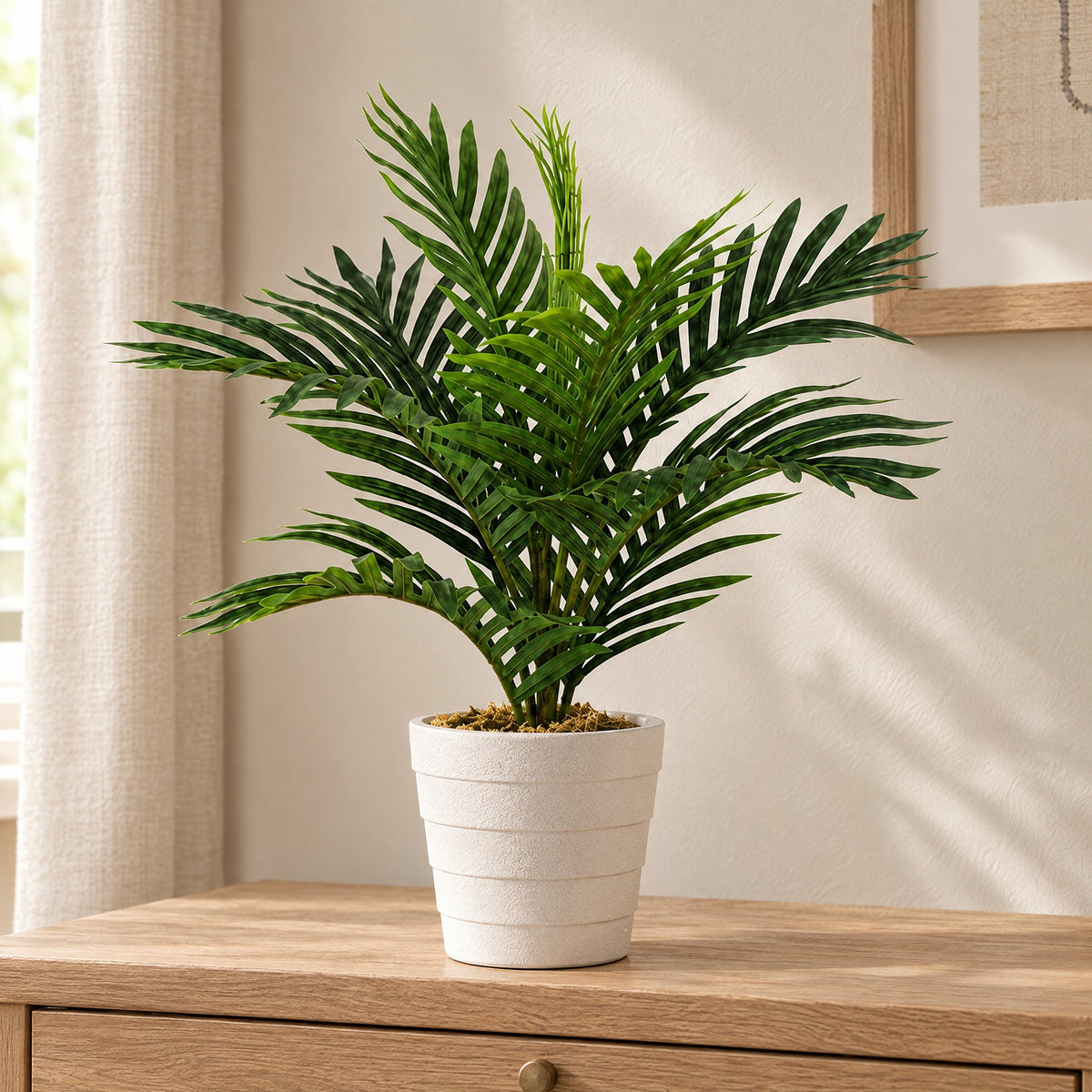 50cm Artificial Mini Palm Tree Realistic Potted