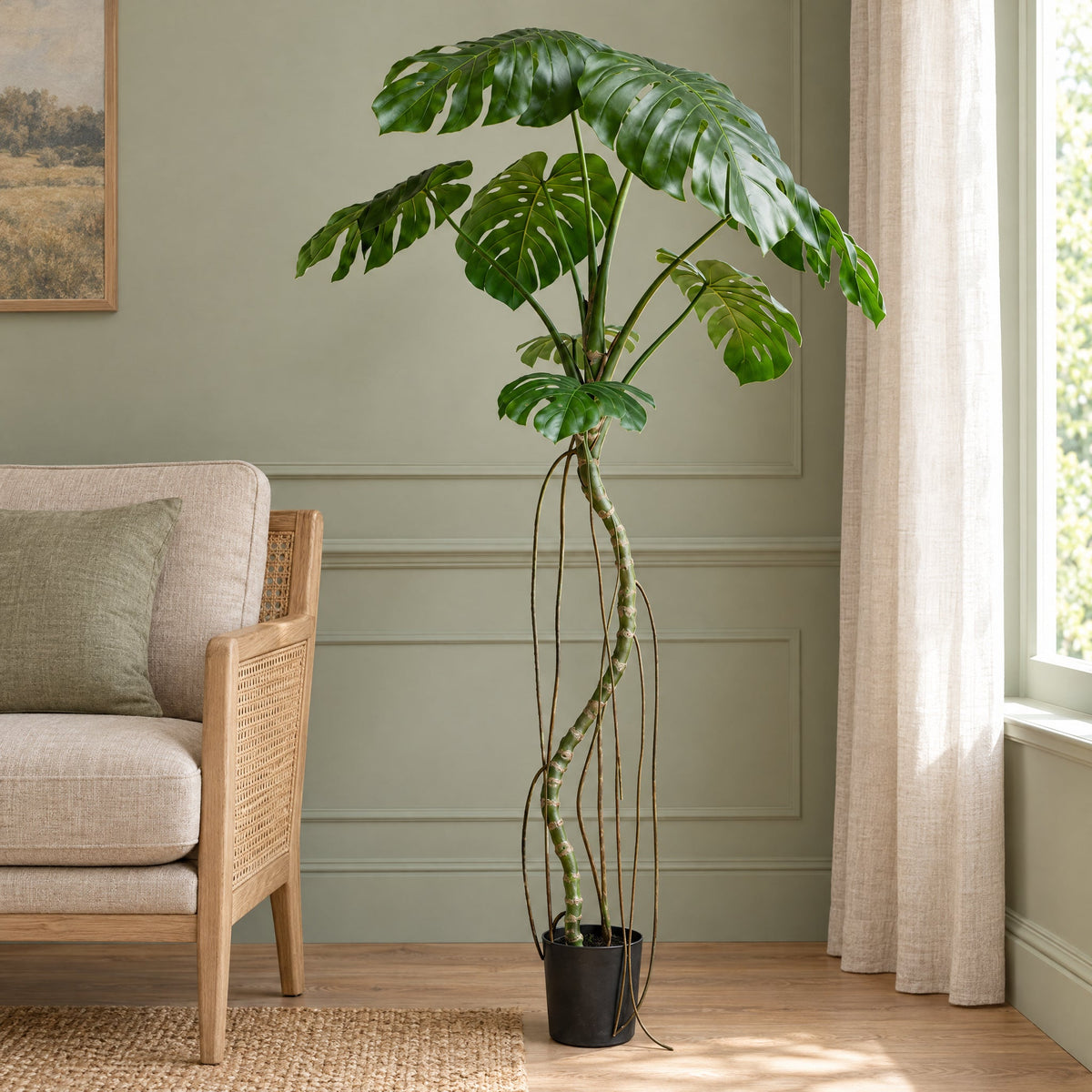 180cm Monstera Realistic Artificial Tree Green