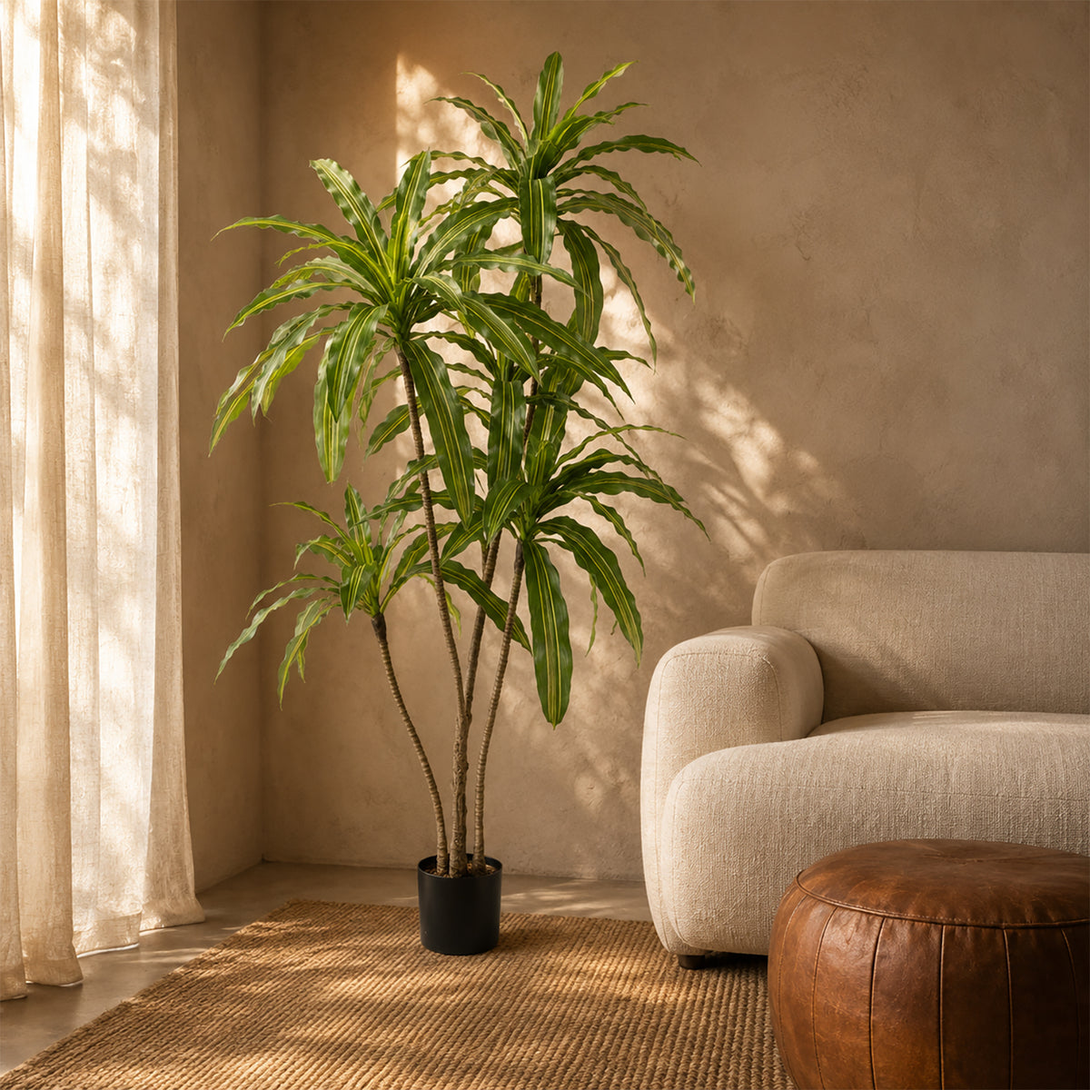 180cm Striped Dracaena Realistic Artificial Tree