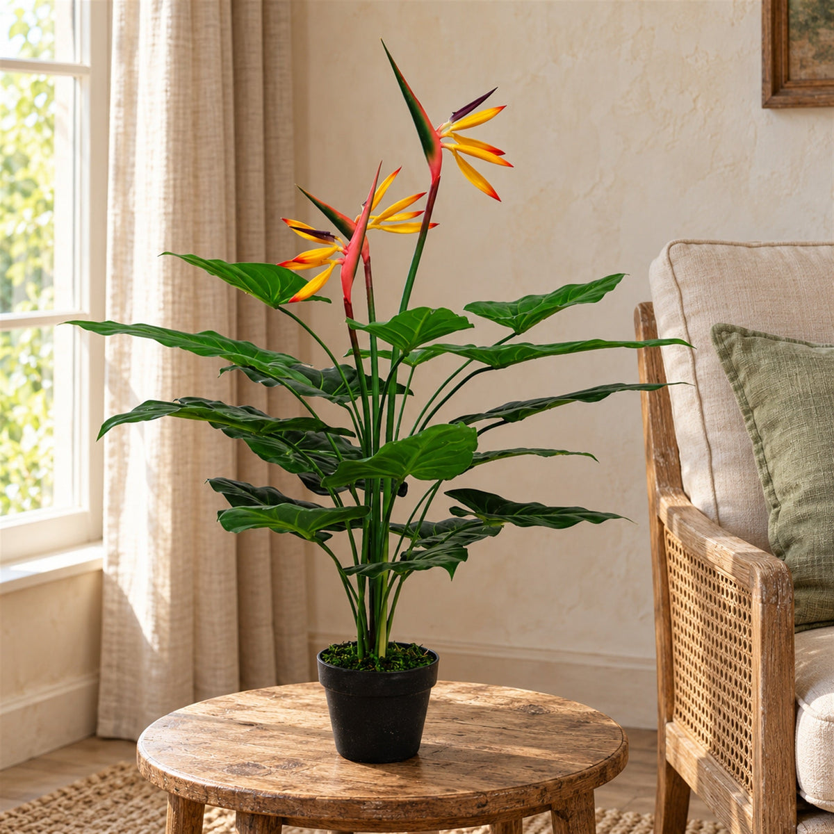 70cm Artificial Bird of Paradise Plant (Strelitzia) - Large