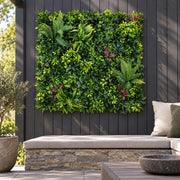 100cm UV Green Wall - Woodland Fern Artificial