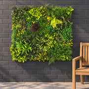 100cm UV Green Wall - Spring Foliage Artificial