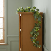 160cm Artificial Eucalyptus Garland with Mixed Foliage