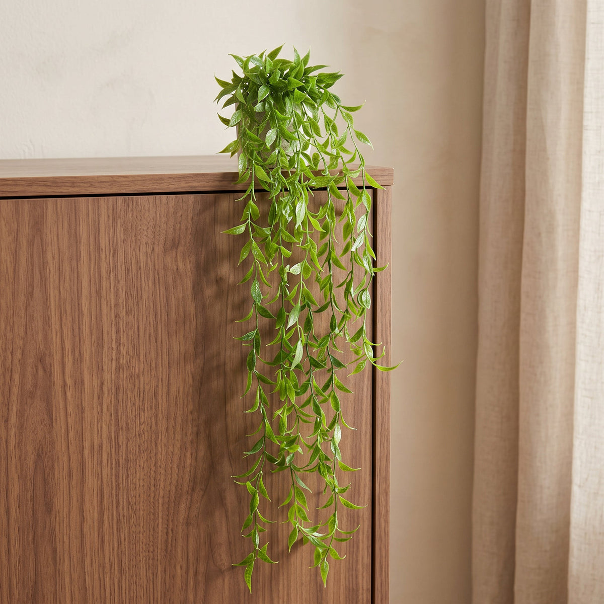 90cm Artificial Trailing Leaf Vine Hanging Plant Faux Greenery Cascade