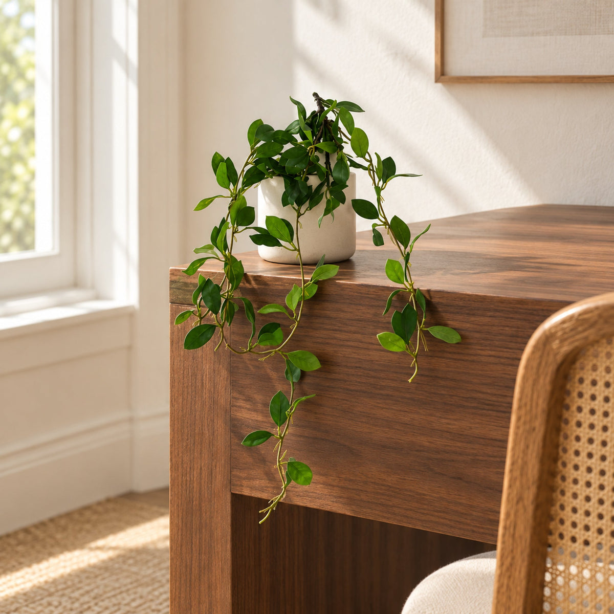 55cm Artificial Trailing Ficus Vine Stem