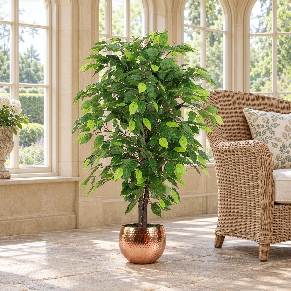 90cm Artificial Ficus Tree / Plant - Large Bushy Shape