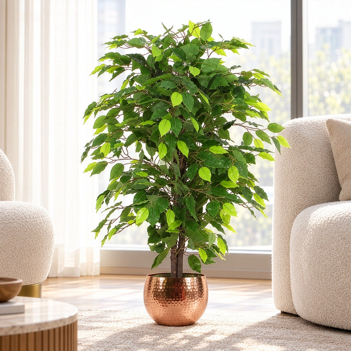 90cm Artificial Ficus Tree / Plant - Large Bushy Shape
