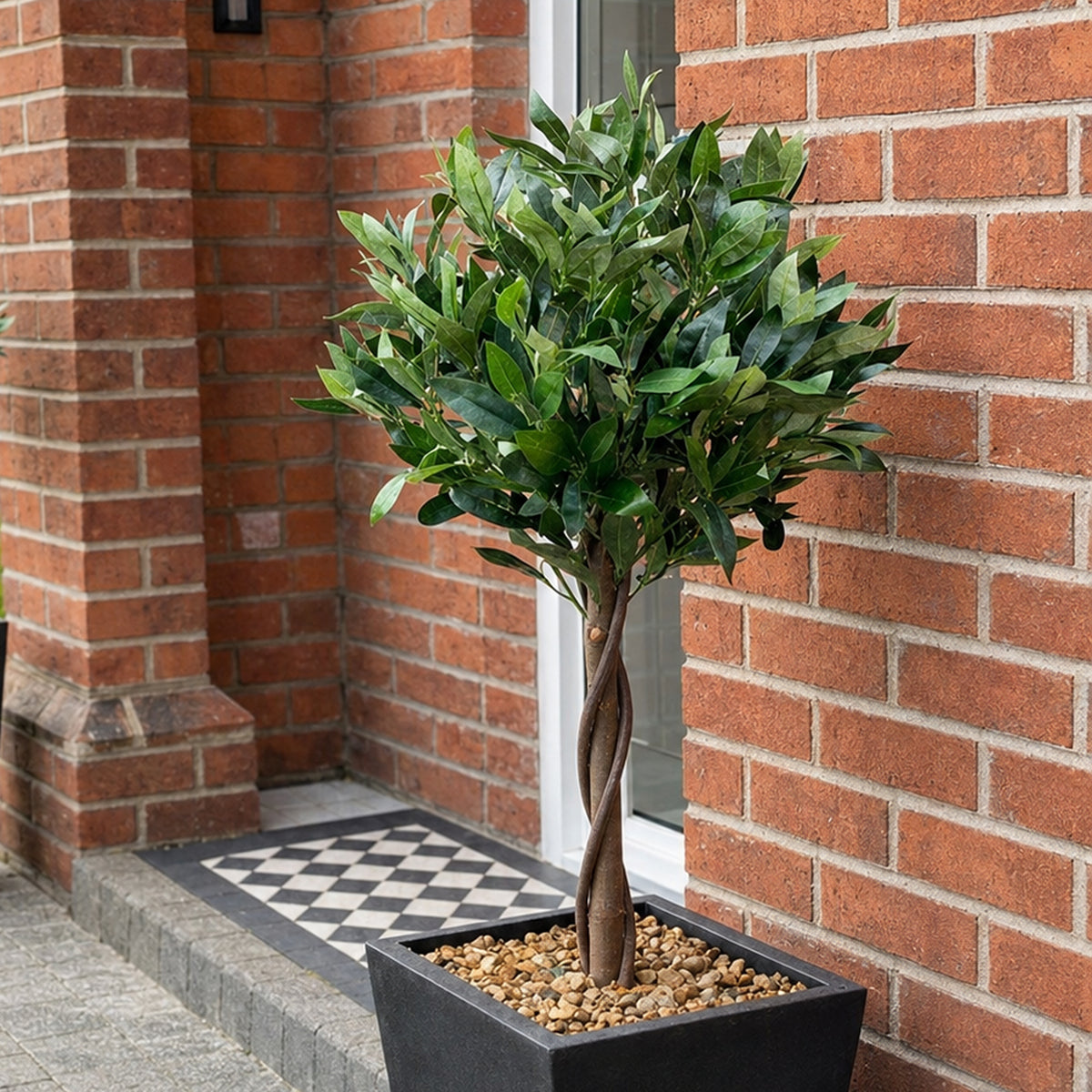 Artificial Bay Trees Natural Twist Trunk Topiary Bay Laurel Ball Tree – image 12