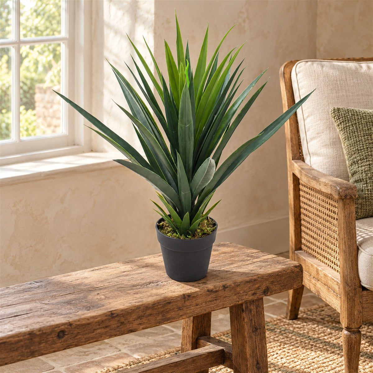 60cm Artificial Agave Succulent Yucca Style Green Plant
