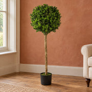 120cm (4ft) Artificial Boxwood Buxus Ball Topiary Tree