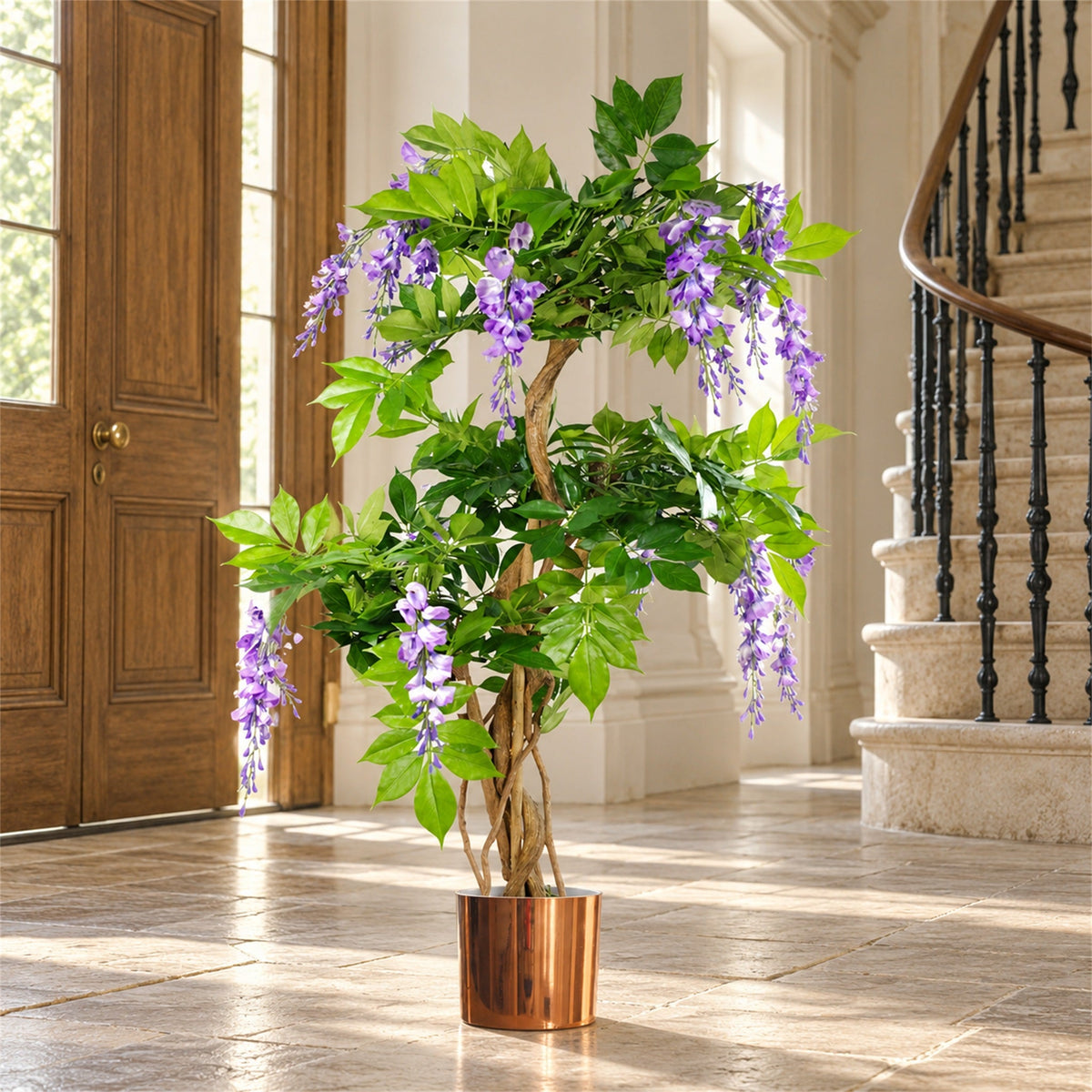 110cm Artificial Purple Wisteria Tree