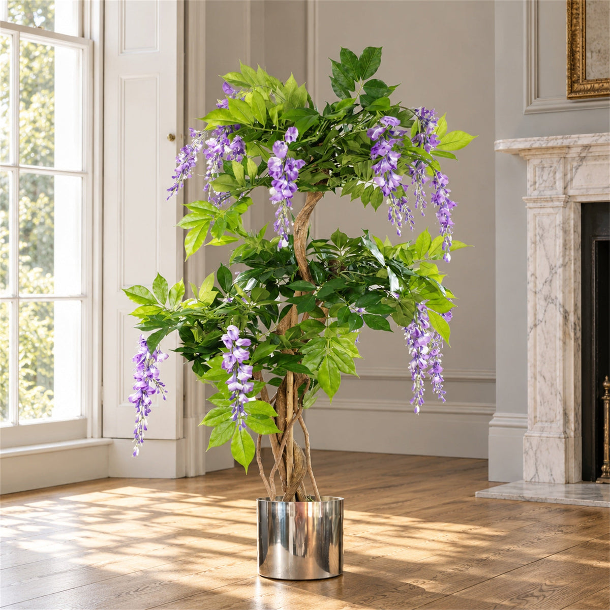 110cm Artificial Purple Wisteria Tree