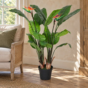 120cm Artificial Bird of Paradise Plant (Strelitzia) - Extra Large