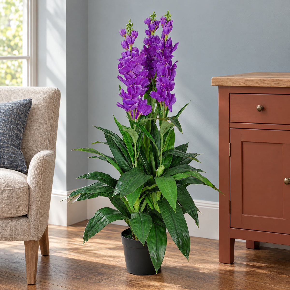 100cm Artificial Cymbidium Orchid Plant - Extra Large