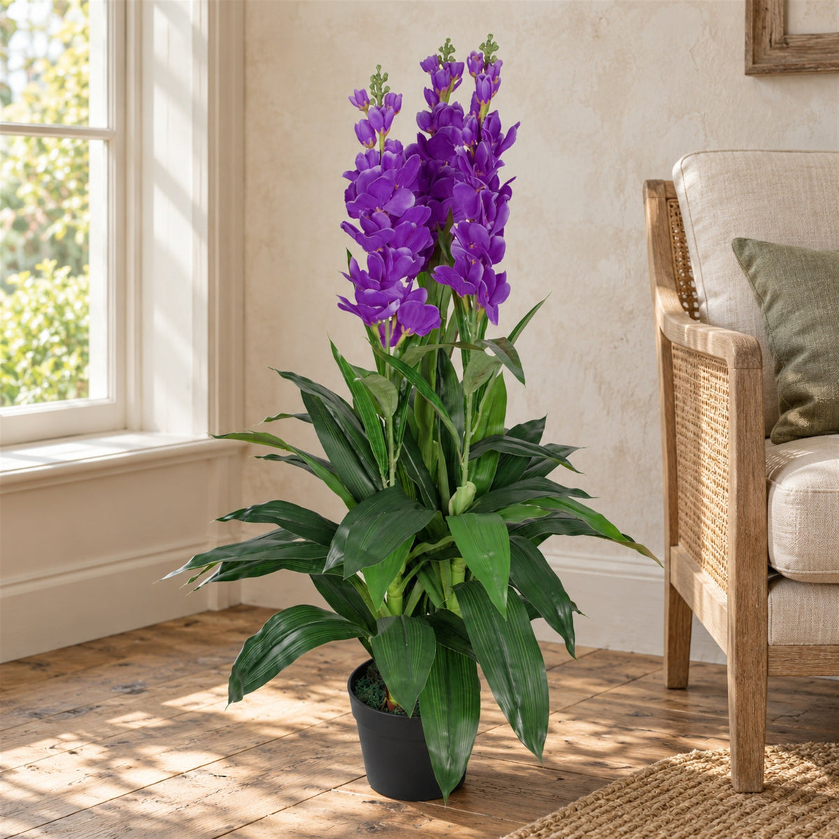100cm Artificial Cymbidium Orchid Plant - Extra Large