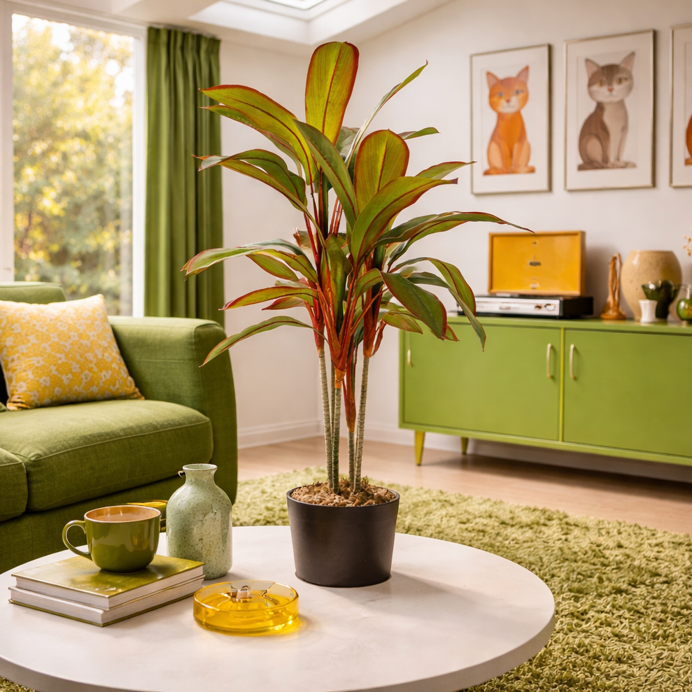 100cm Artificial Potted Dracaena Tropical Plant – image 3