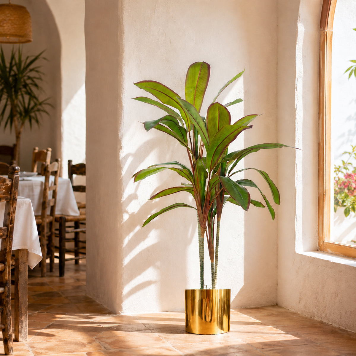 100cm Artificial Potted Dracaena Tropical Plant – image 14