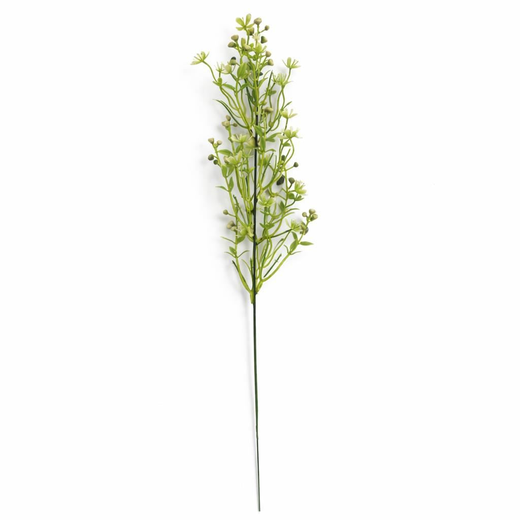 48cm Artificial Wild Berry Blossom Spray Stem Faux Green Floral Filler – image 8