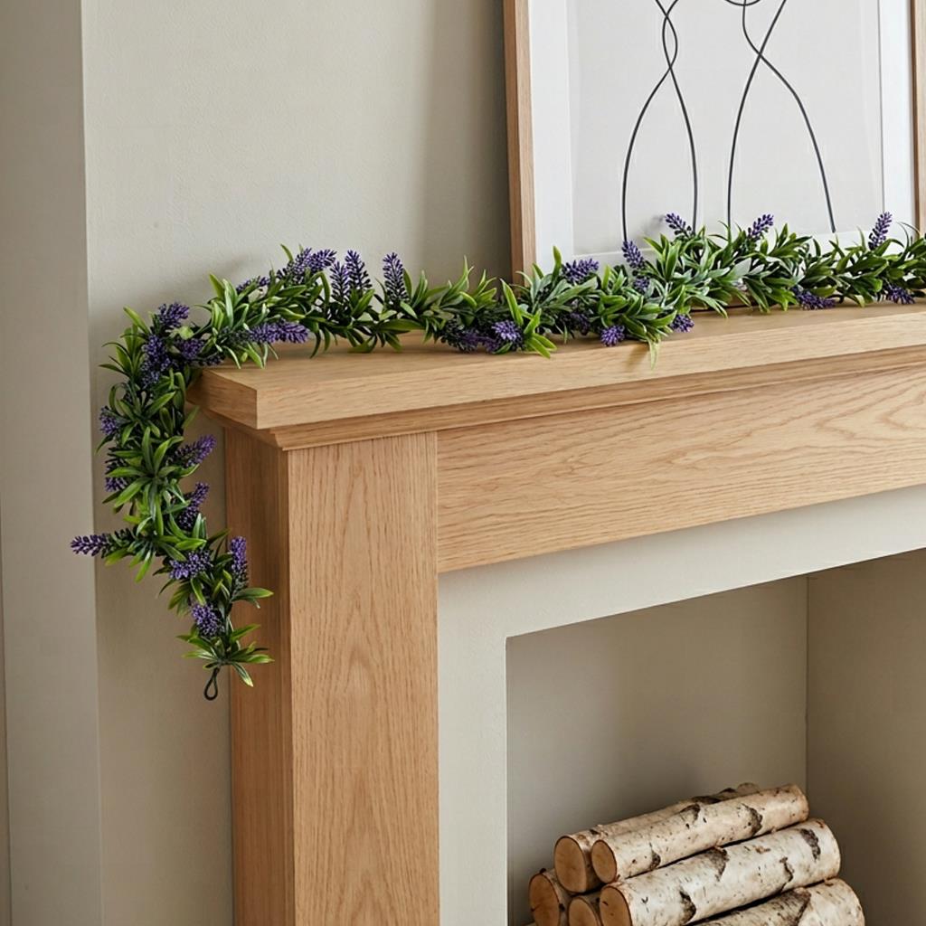 140cm Artificial Lavender Greenery Garland Hanging Decoration – image 2