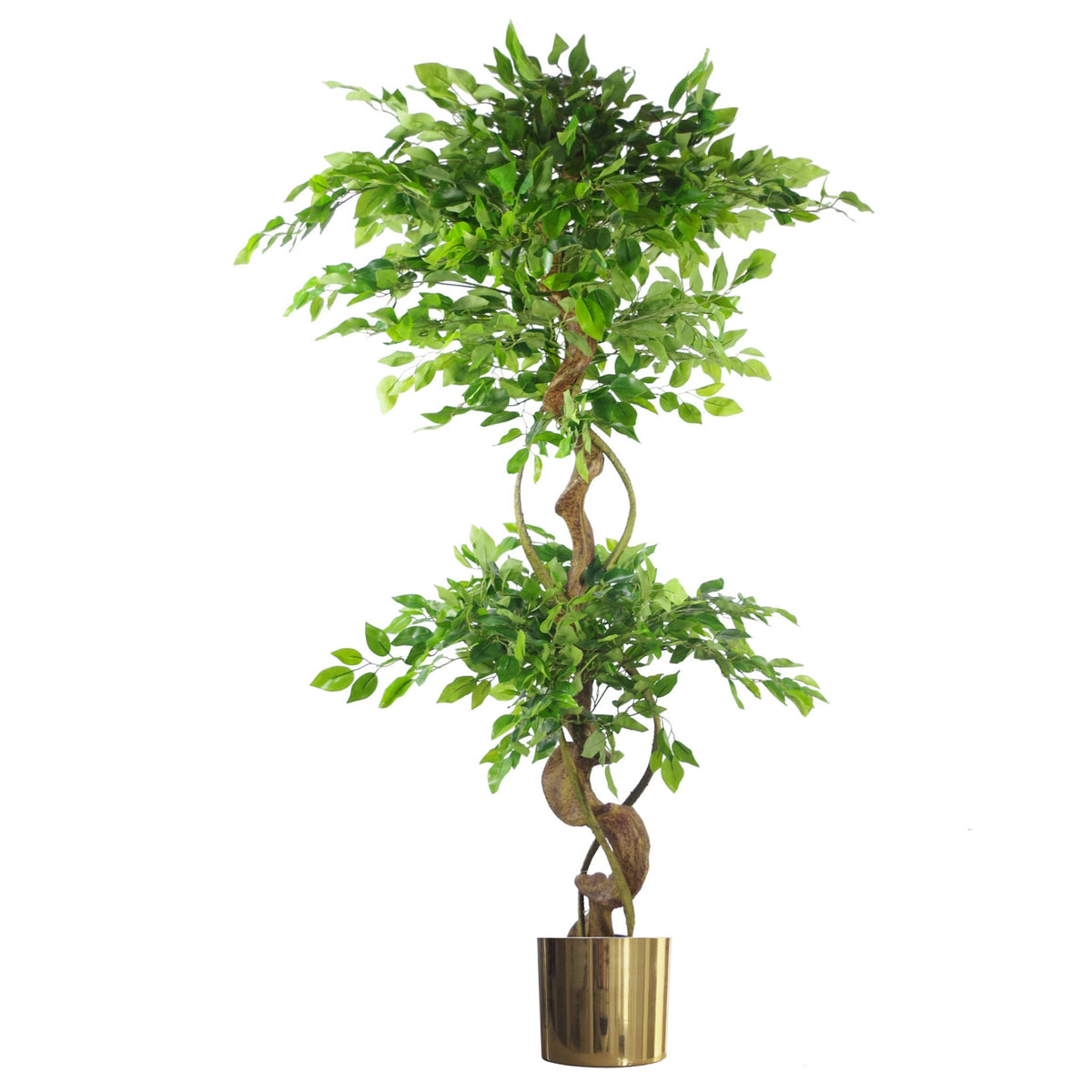150cm Twisted Trunk Artificial Japanese Fruticosa Style Ficus Tree – image 11