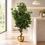 110cm Artificial Evergreen Ficus Tree
