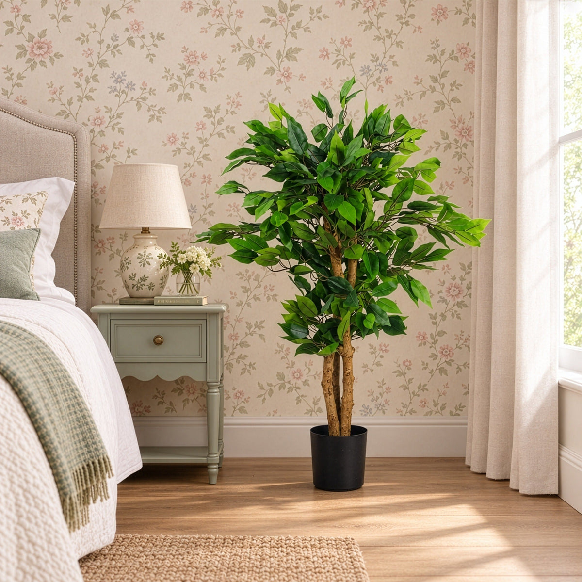 90cm Artificial Evergreen Ficus Tree