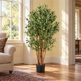 125cm Luxury Artificial Olive Tree - Premium Range