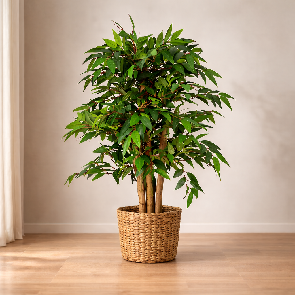 90cm Luxury Smilax Sarsaparilla Artificial Ficus Tree - Premium Range – image 2