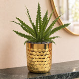 Honeycomb Metal Planter - 18cm x 15.5cm