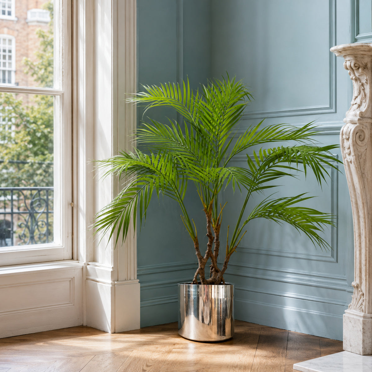 90cm Artificial Areca Palm Plant Twisted Detail Trunk – image 2