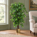 120cm Artificial Ficus Tree / Plant - Large Bushy Shape