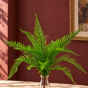 60cm Artificial Bushy Dixie Wood Fern Faux Green Plant