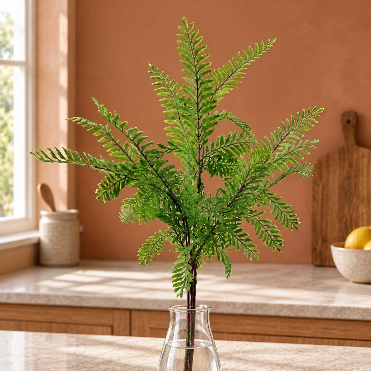 55cm Himalayan Maidenhair Fern Bush Artificial Green Plant