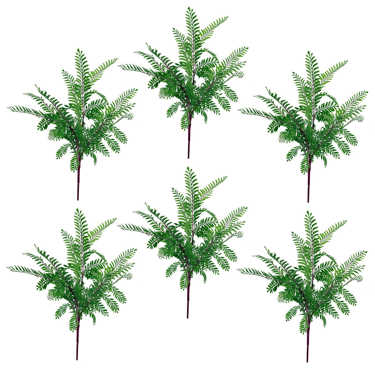 55cm Himalayan Maidenhair Fern Bush Artificial Green Plant – image 4