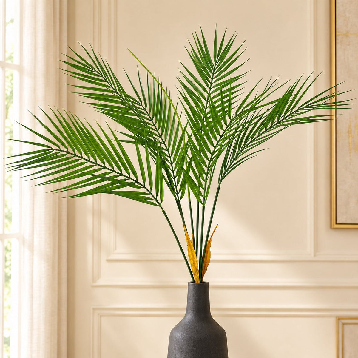 75cm Artificial Palm Tree - Unpotted 6 Leaves