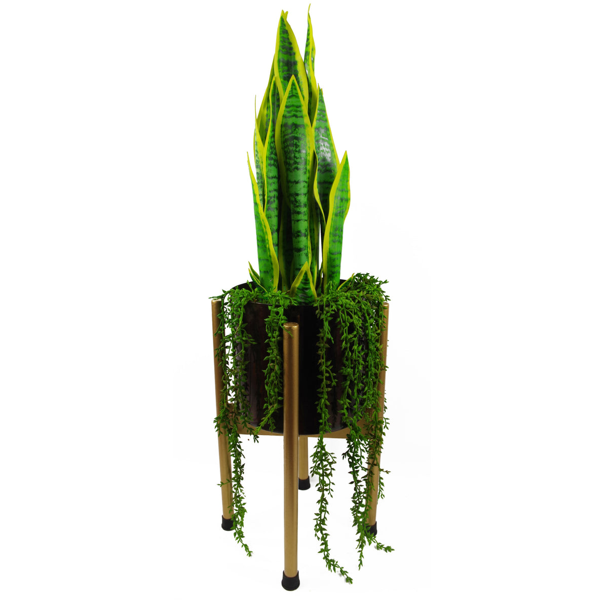 58cm Artificial Hanging Trailing Climbing Fig Plant Ficus Pumila – image 2