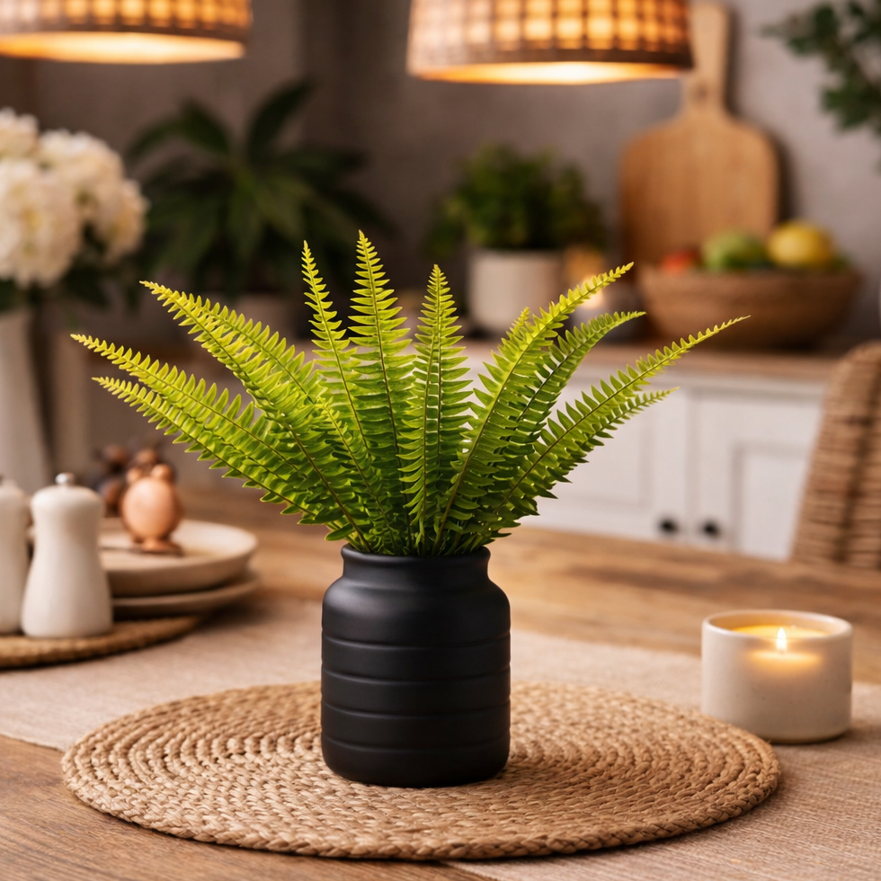 Black Vase Planter 13 x 13 x 14cm – image 2
