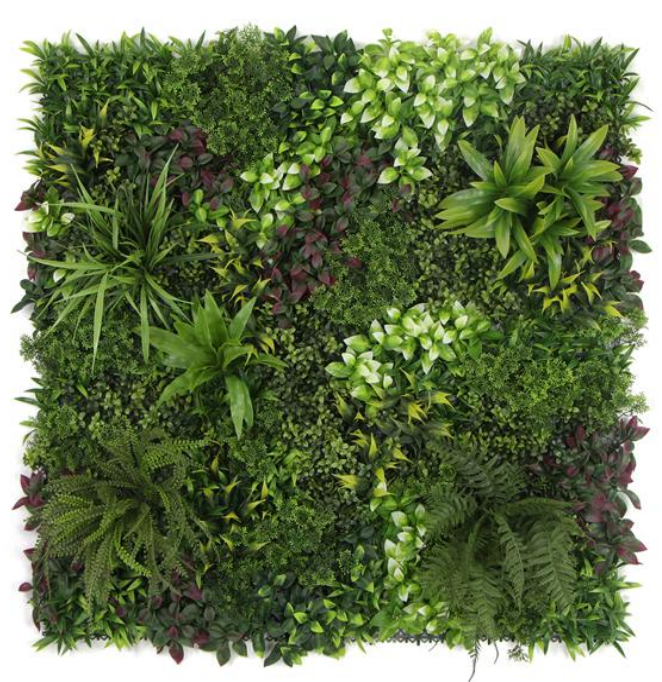 100cm UV Green Wall - Exotic Foliage Artificial