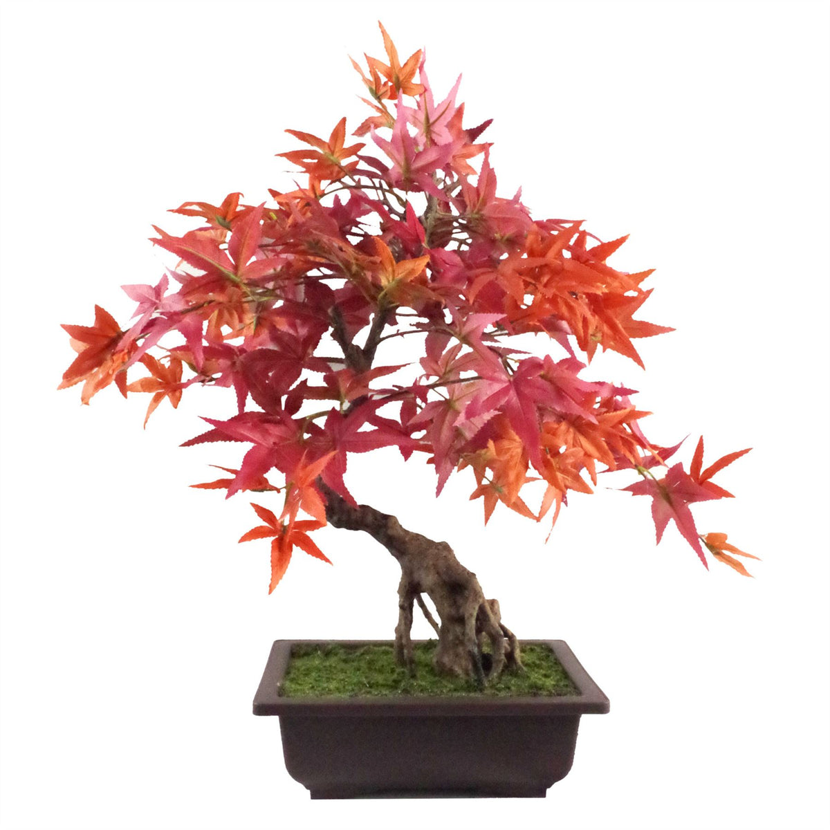 50cm Artificial Red Maple Bonsai Tree – image 2