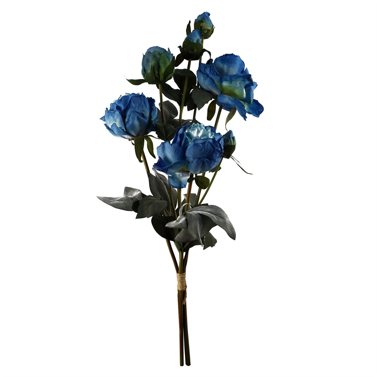 55cm Peony Artificial Flower Stems - 4 flowers 3 buds – image 14