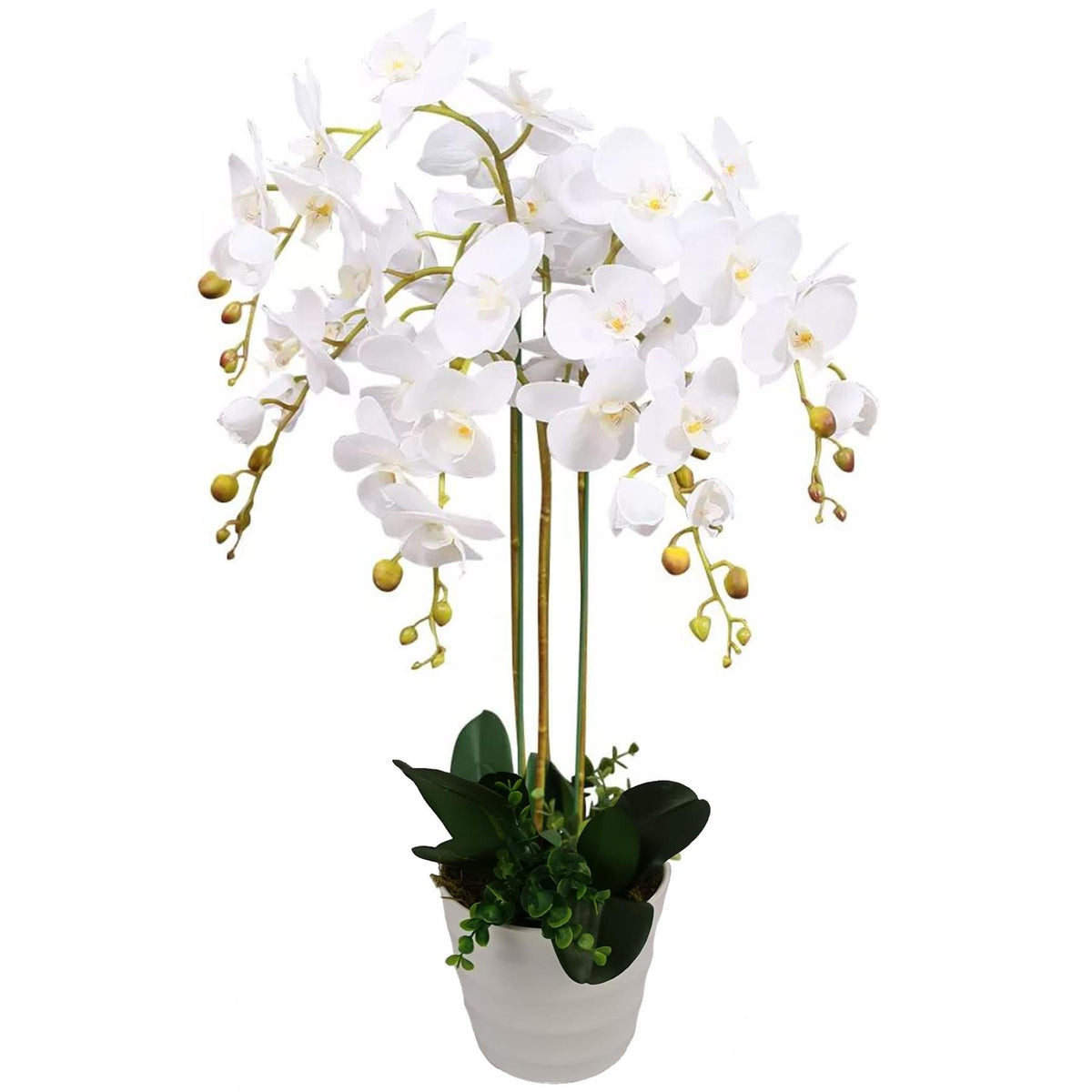 85cm Artificial Deluxe Bush Orchid