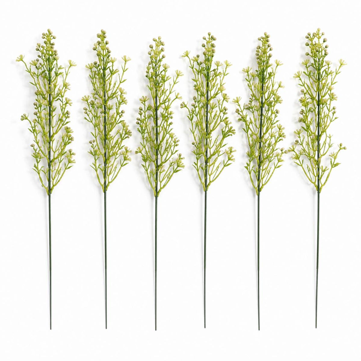 48cm Artificial Wild Berry Blossom Spray Stem Faux Green Floral Filler – image 12