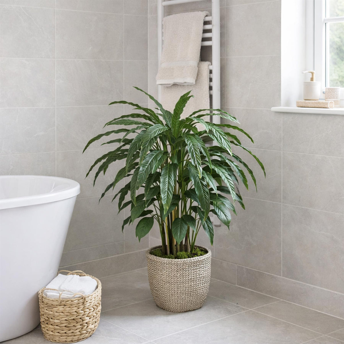 90cm Artificial Calathea Evergreen Plant – image 2