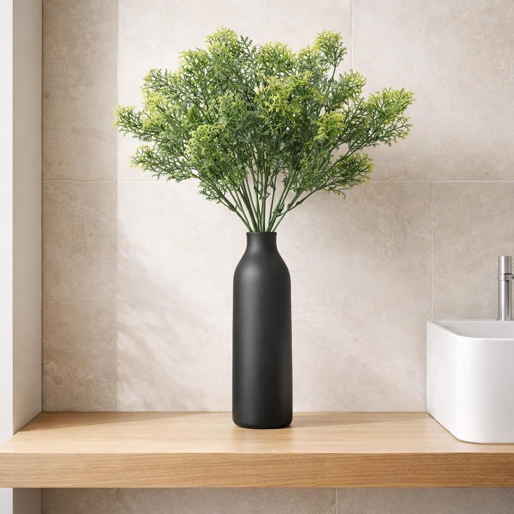 32cm Artificial Fern Foliage Spray Stem Faux Green Decorative Fillers – image 5
