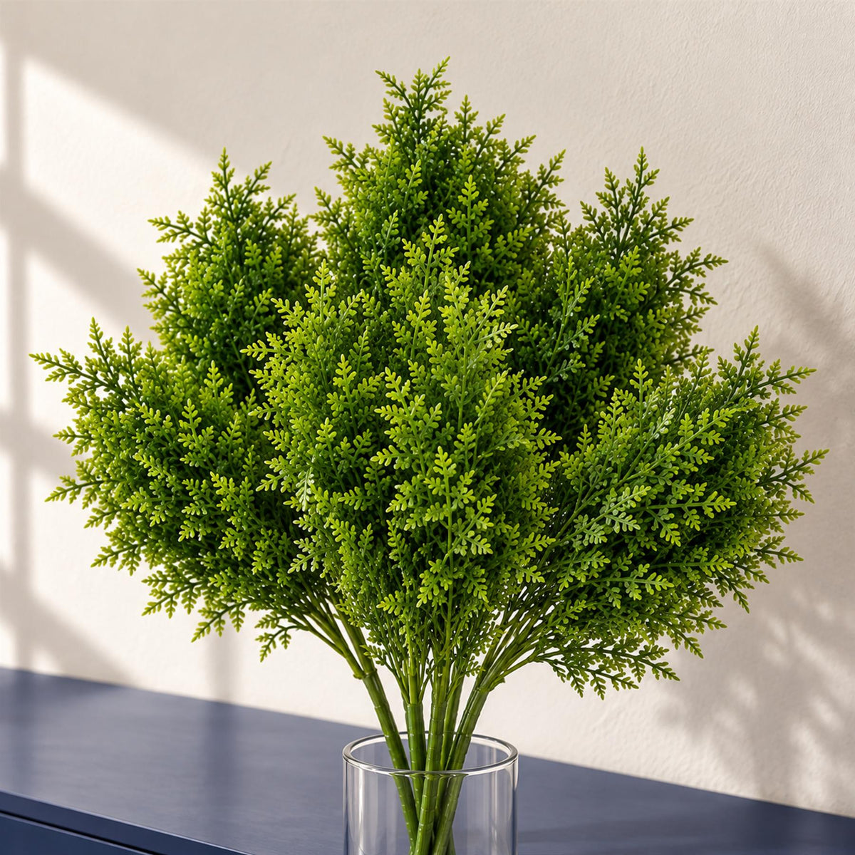 75cm Artificial Fern Foliage Bush Stem