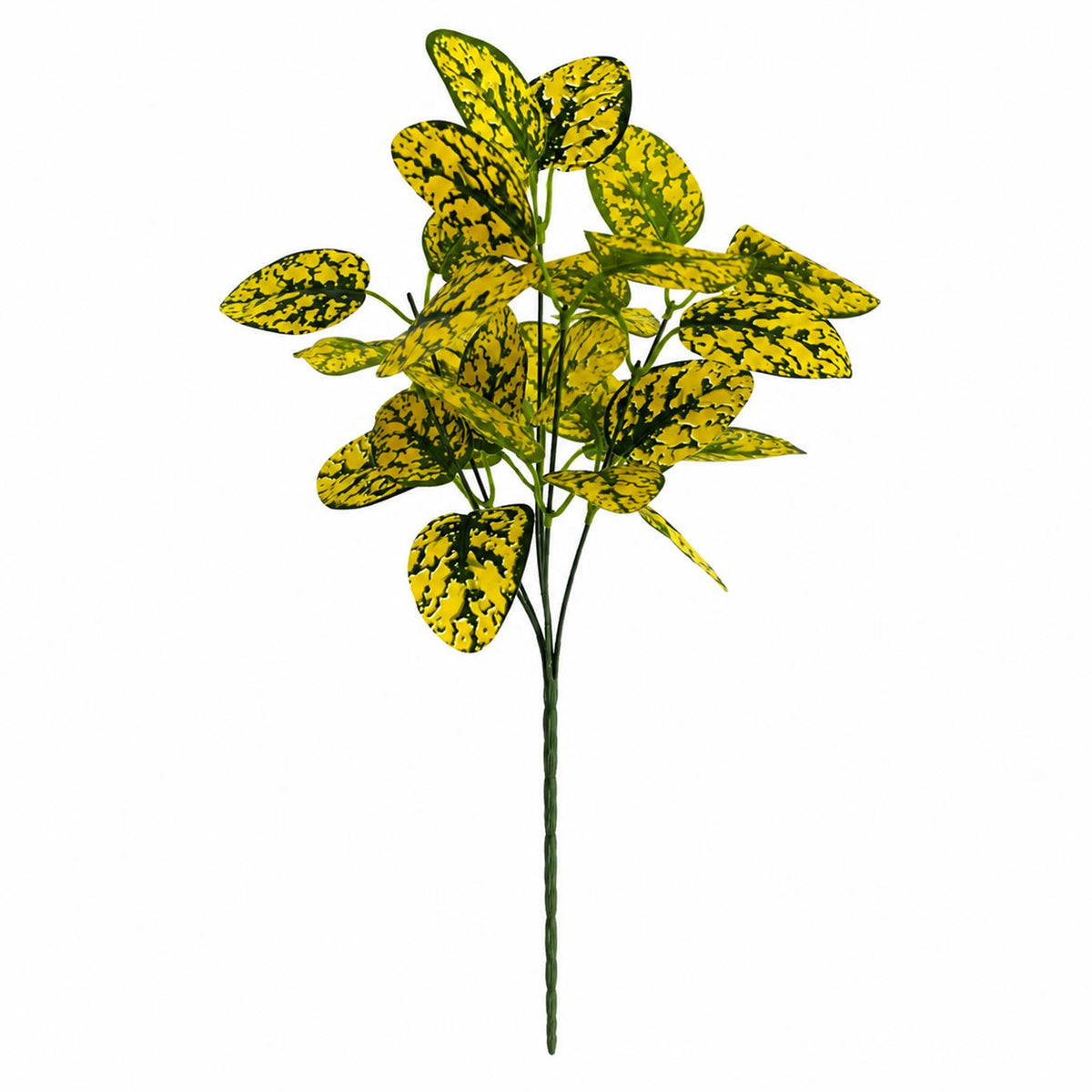 30cm Artificial Variegated Leaf Spray