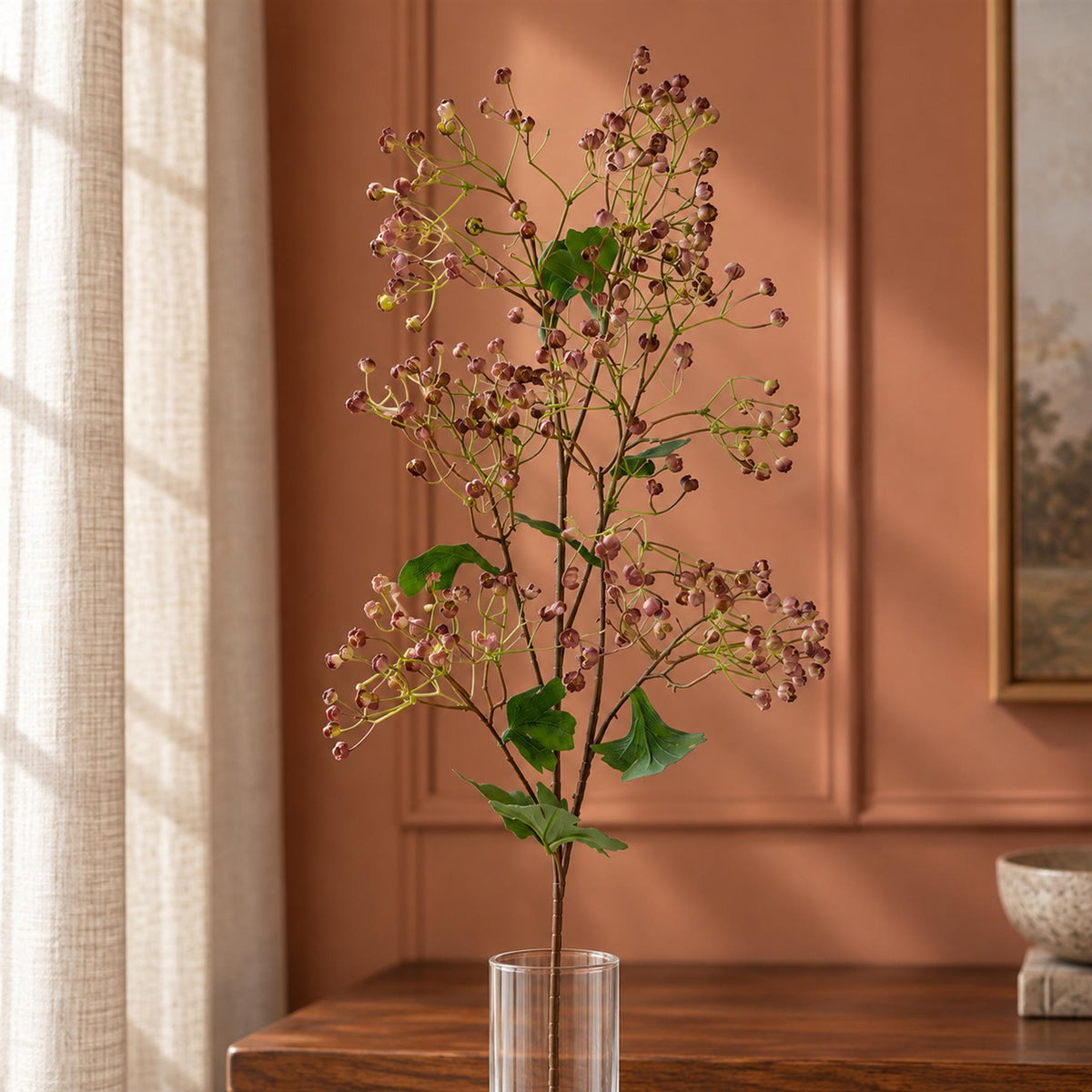 86cm Artificial Daphne Berry Spray
