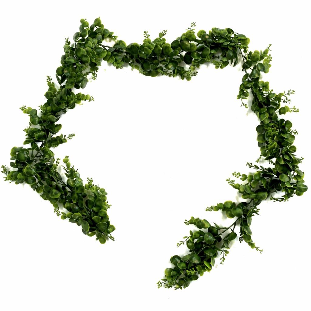 180cm Artificial Eucalyptus Style Green Garland Hanging Decoration – image 9
