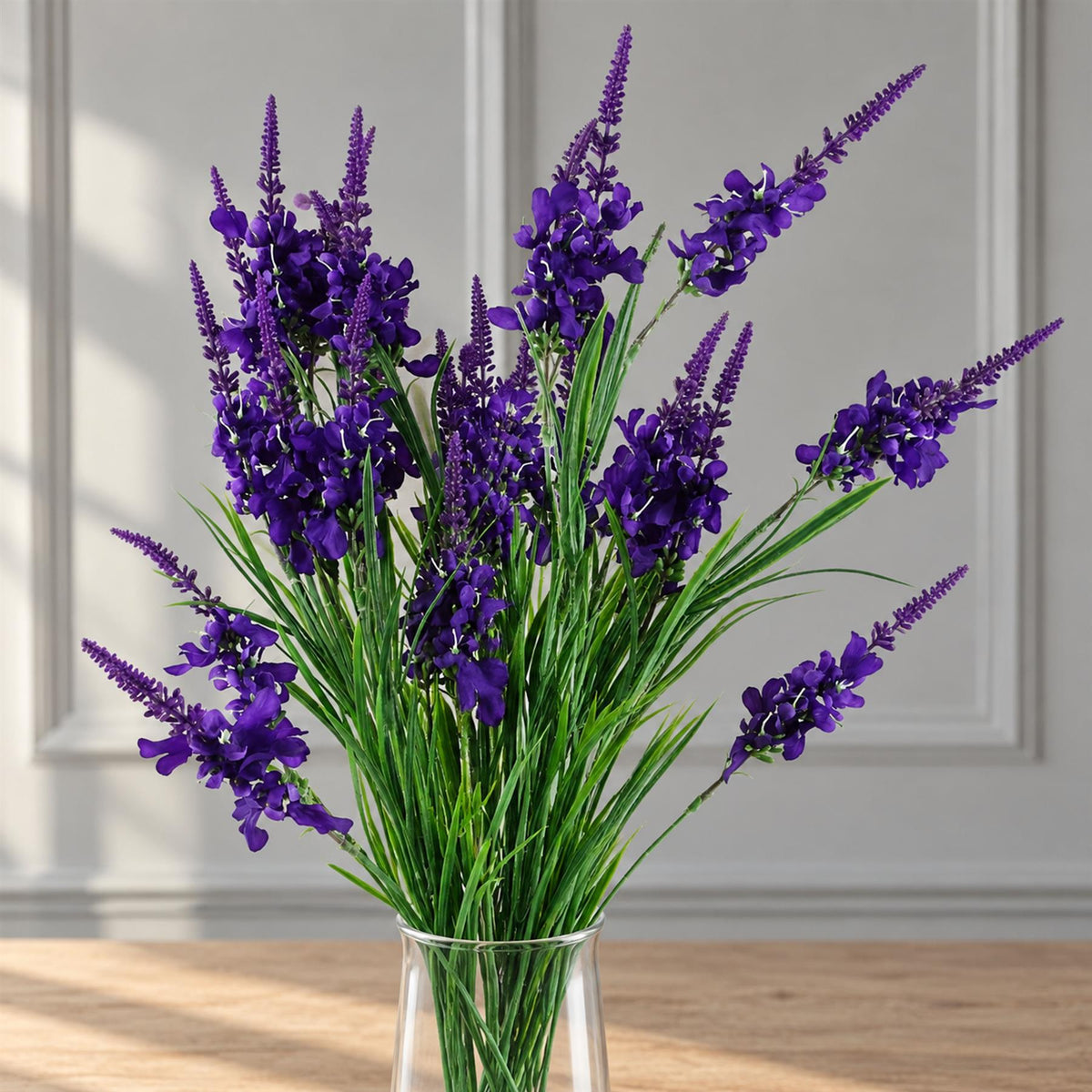 80cm Faux Larkspur Artificial Stem
